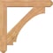 Ekena Millwork Imperial Craftsman Smooth Bracket w/ Offset Brace, Western Red Cedar, 7 1/2"W x 44"D x 44"H BKT0806X44X44IMP04SWR - alternate 3